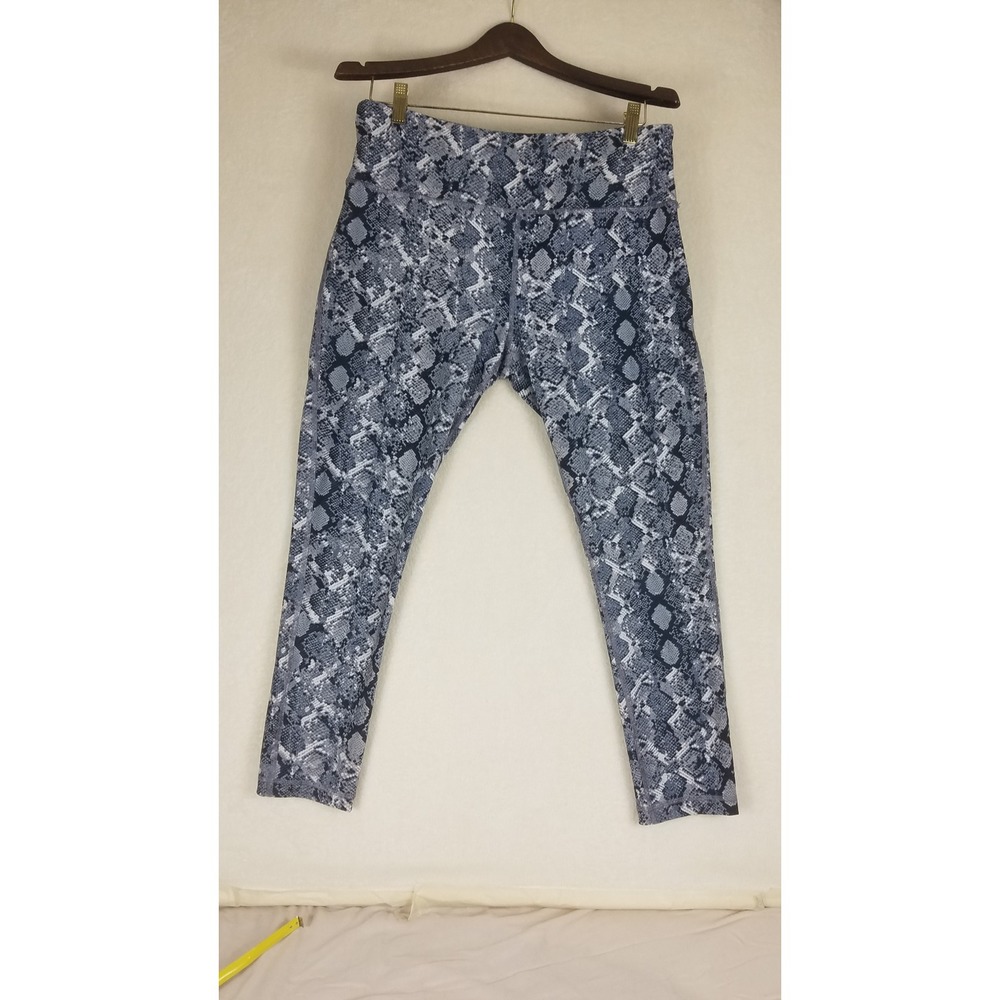 Vogo Athletica Leggings Womens‎ XL Grey Snakeskin High Rise Excellent Active